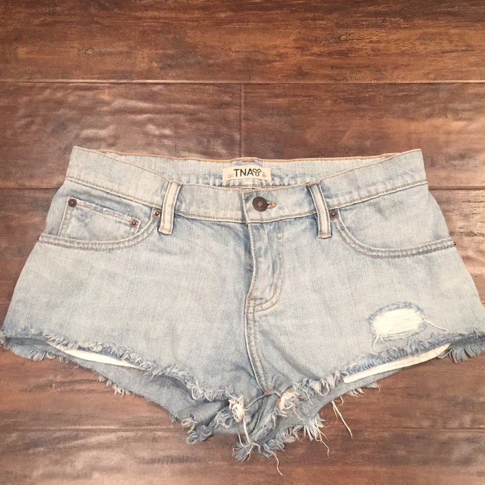 Aritzia jean shorts worn once